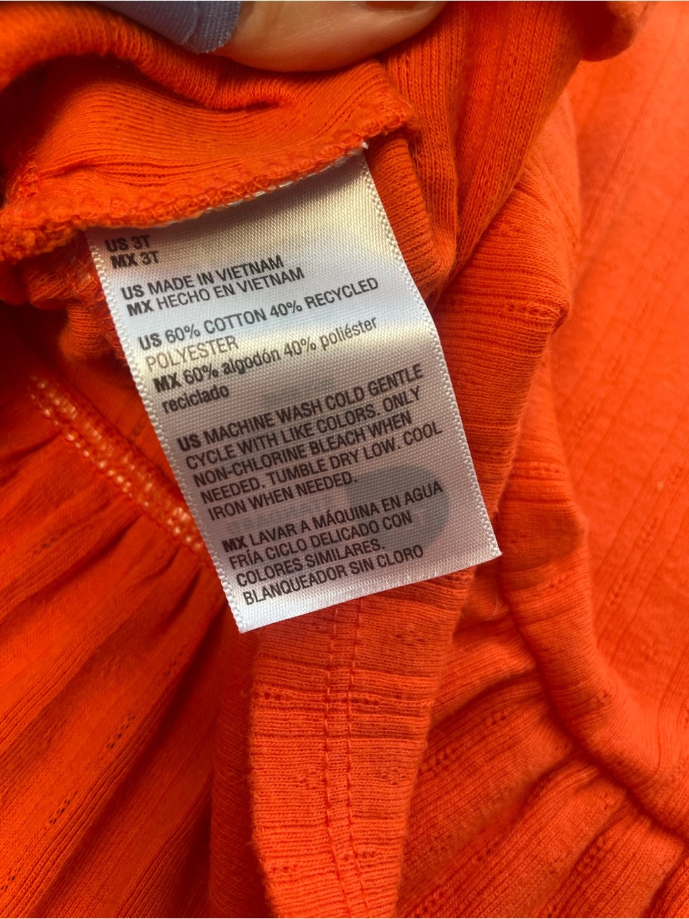 Epic Threads Girls' Bright Orange Peplum Top - Picture 5 of 7